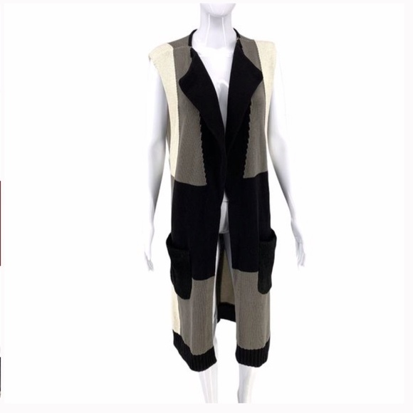 Adam Lippes x Target Sleeveless Knit Duster Vest S - Picture 2 of 6